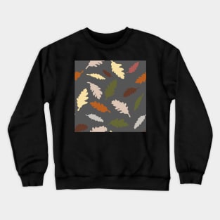 Free falling autumn leaves multicolored Crewneck Sweatshirt